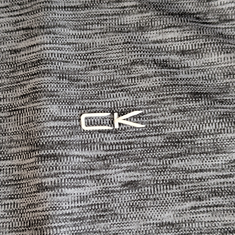 Calvin Klein The Performance Polo Short Sleeve Golf Shirt Gray Size XXL Active - Picture 8 of 12